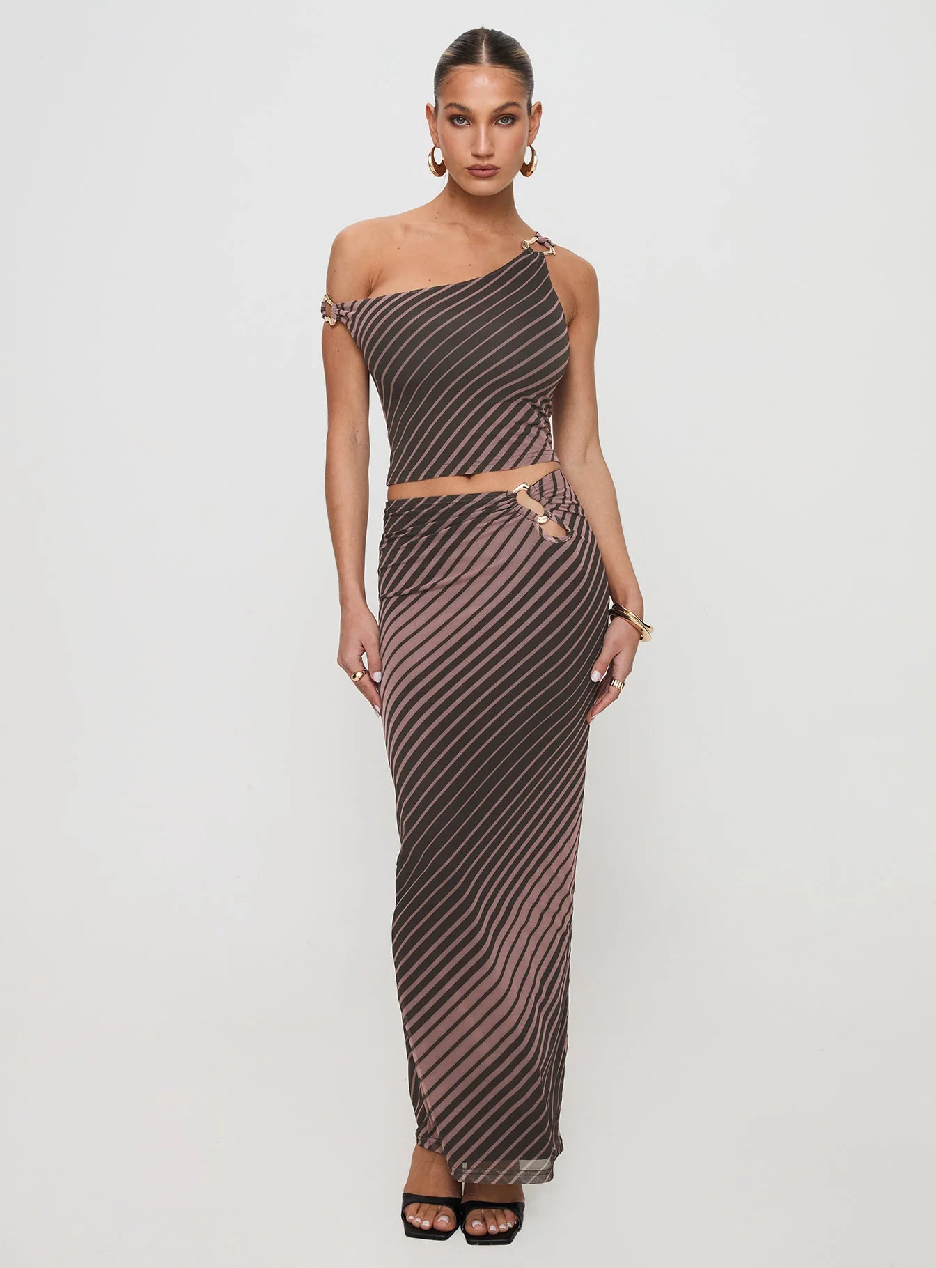 Whiley Maxi Skirt Multi Stripe