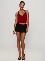 Tuberose Halter Top Red