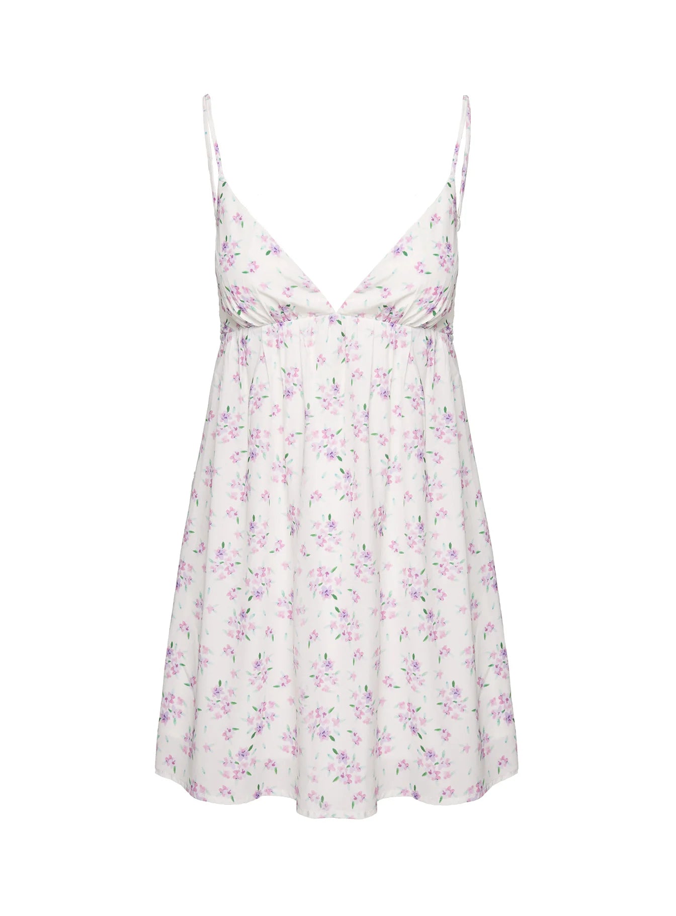 Koko Mini Dress Cream Floral Petite