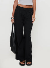 Sallon Low Rise Pants Black