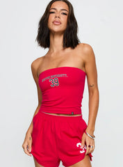 Boston University Tube Top Red