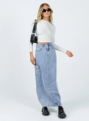 Barriston Long Sleeve Top White