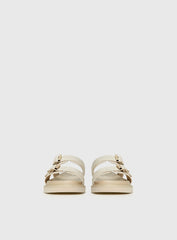 Roxxie Sandals Beige Linen