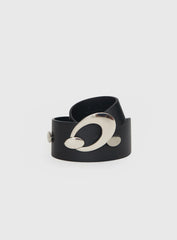 Jaide Low Waist Belt Black Silver