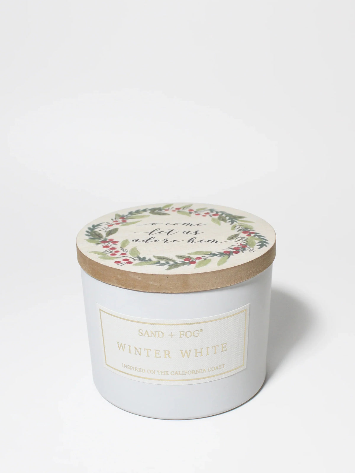 Winter White 12 oz scented candle