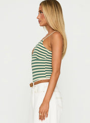 Like A Daydream Bodysuit Green / Cream