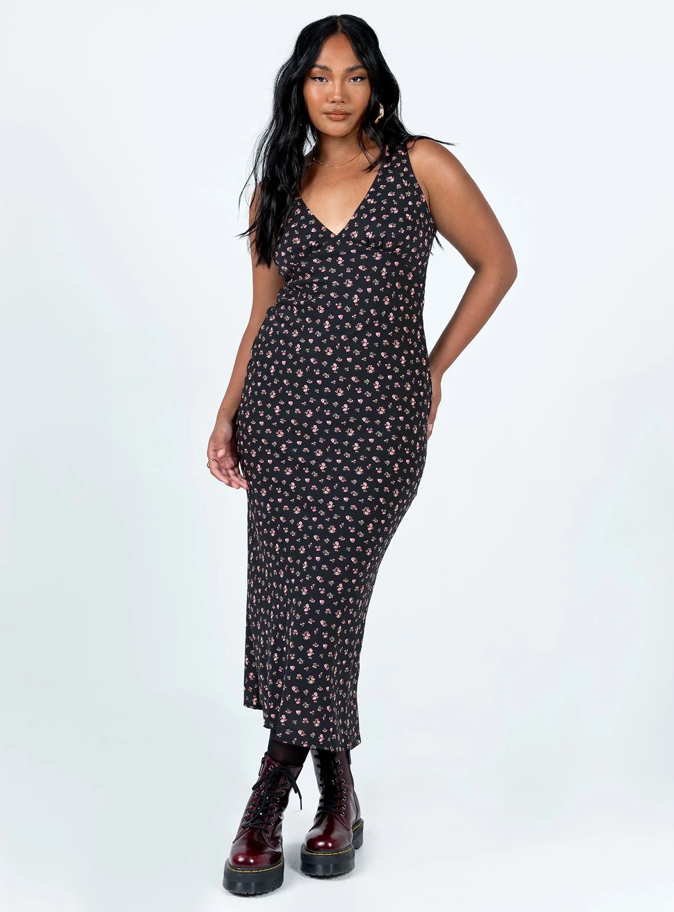 Sariah Midi Dress Black
