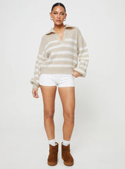 Williamson Stripe Sweater Beige