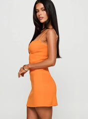 Someone You Love Mini Dress Orange