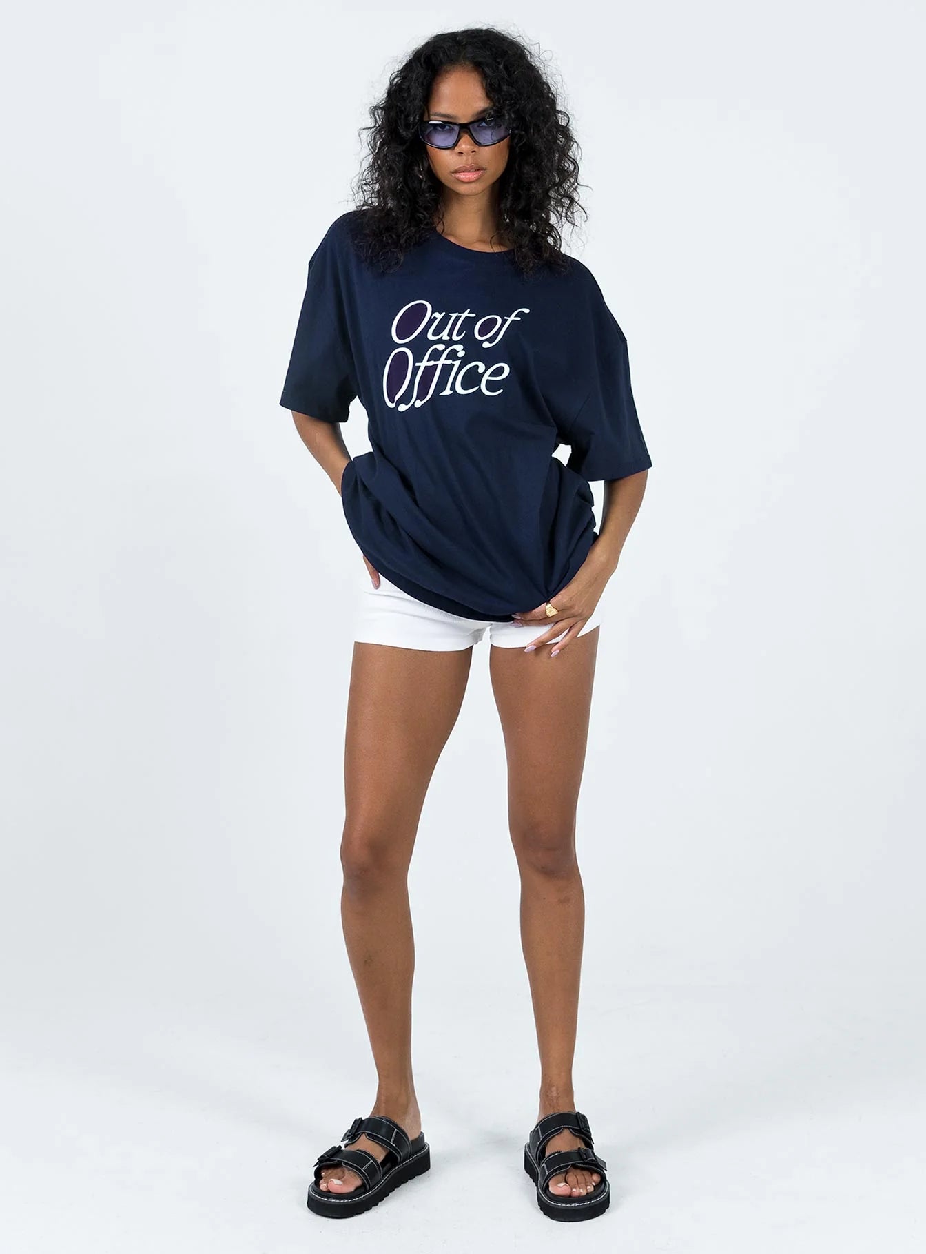 Out Of Office Tee Blue