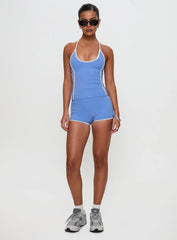 Fast Track Active Halter Top Blue