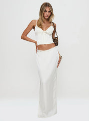 Karteah Satin Set Ivory