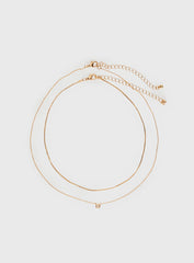Allia Necklace Gold