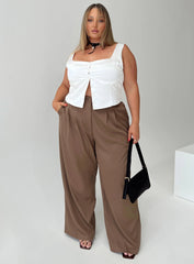 Yeah The Pearls Top Ivory Curve