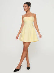Xantha Mini Dress Yellow