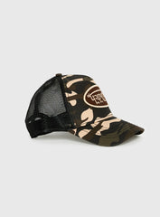 Von Dutch Multi Trucker Hat Brown Camo