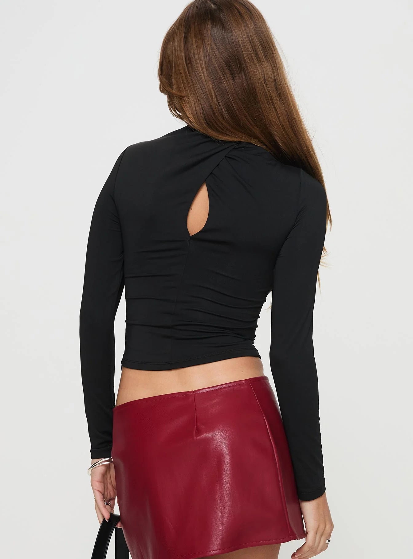 Ganz Long Sleeve Top Black