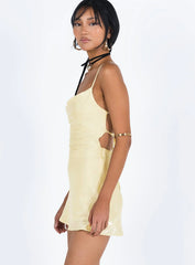 Celena Mini Dress Yellow