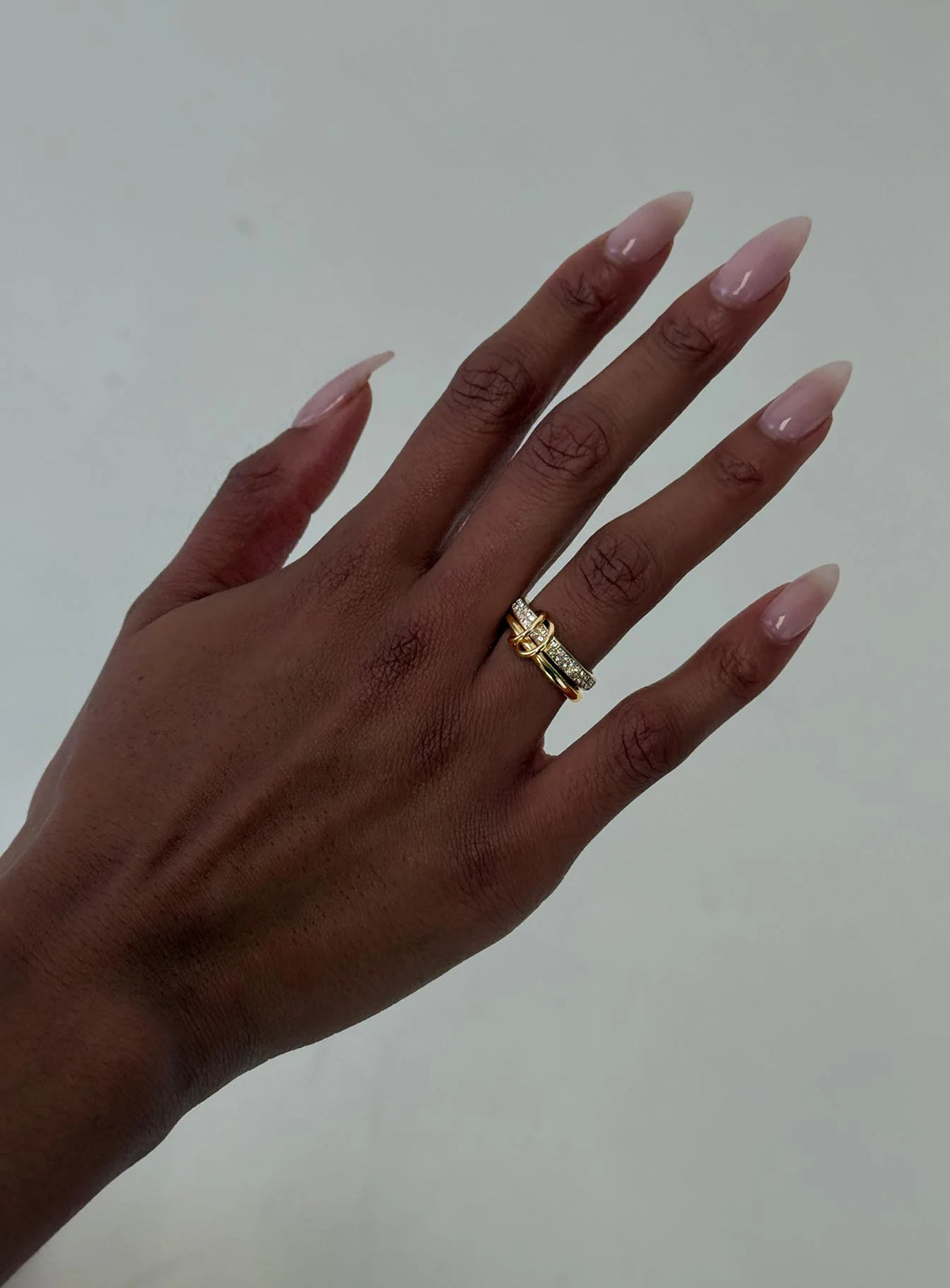 Something Sweet Stacked Ring Gold