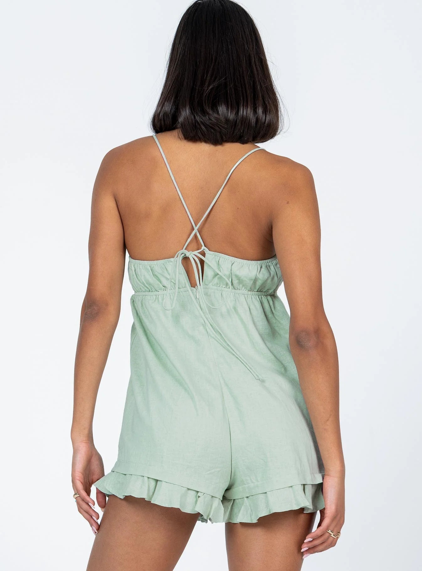 Peyton Romper Green