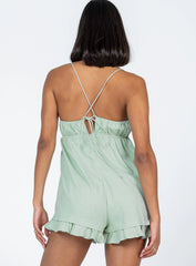Peyton Romper Green
