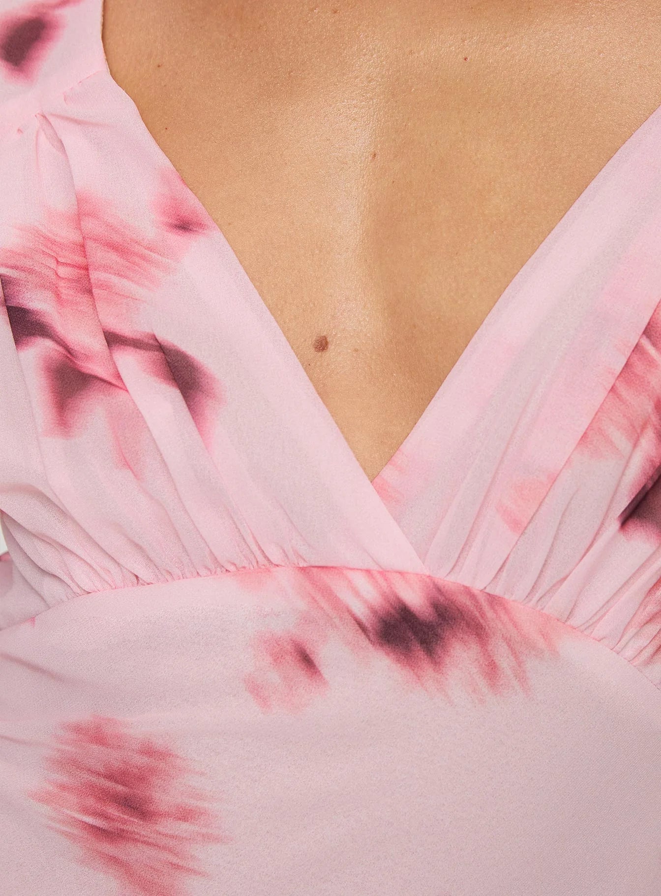 Maysa Floral Maxi Dress Pink