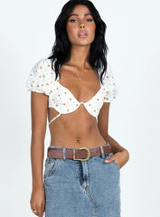 Amayla Top White