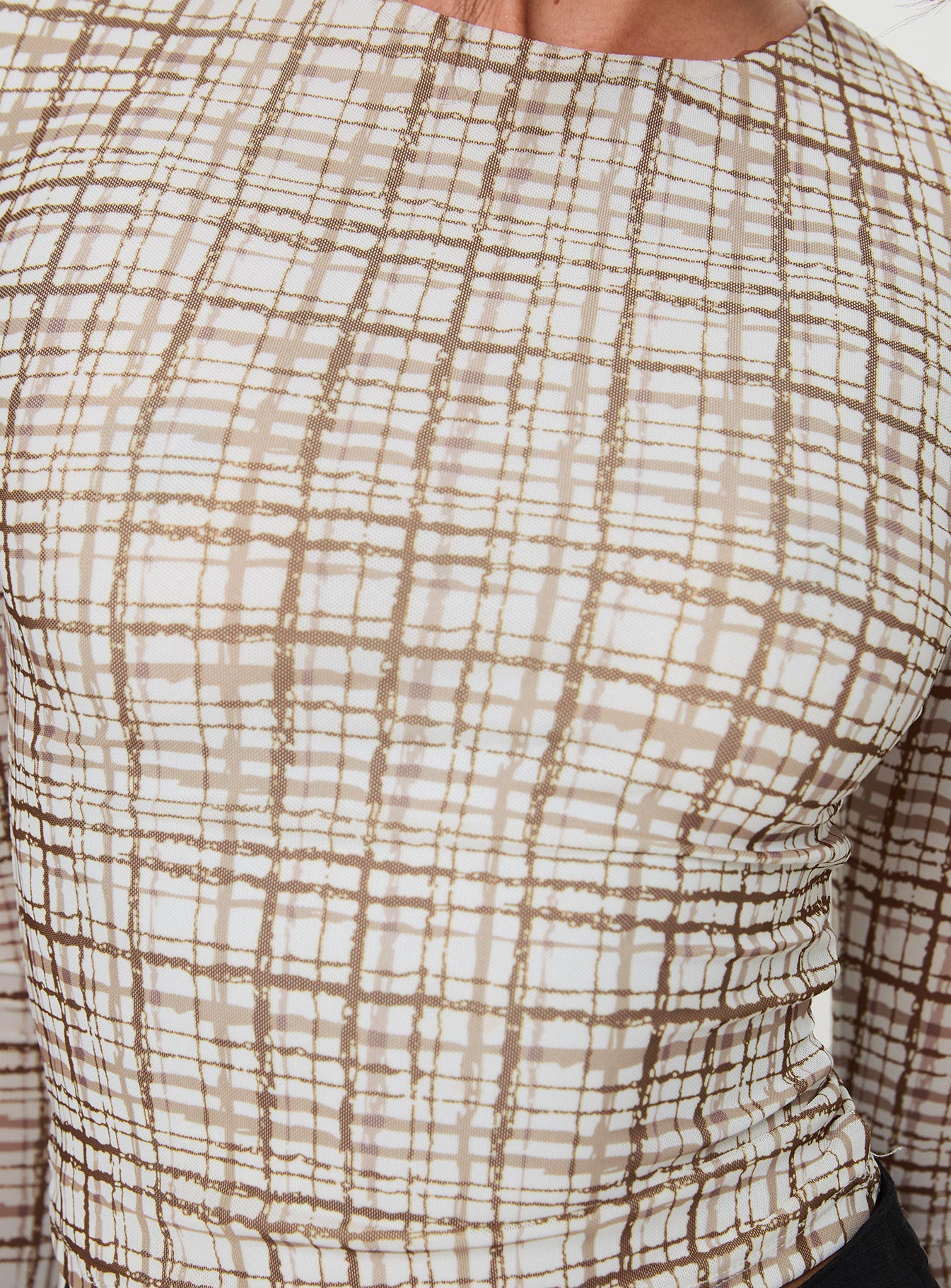 Blissie Long Sleeve Top Beige