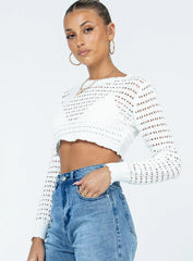 Terra Knit Sweater White