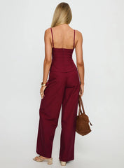 Kierstyn Corset Set Currant