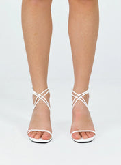 Therapy Stunna Heels White