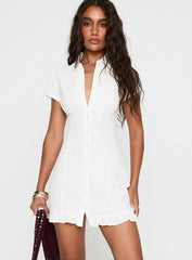 Covey Mini Dress White