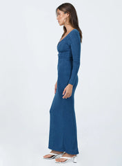 Zelie Maxi Dress Blue