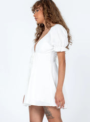 Blissful Mini Dress White