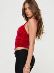 Say It Loud Top Red