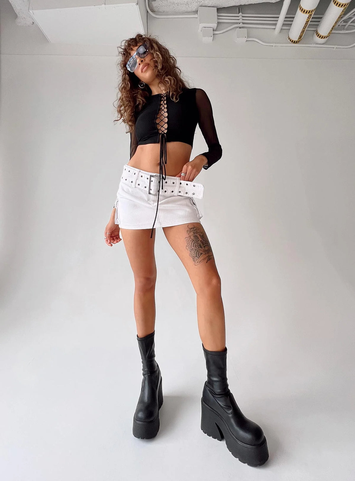 Tracie Long Sleeve Top Black