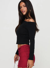 Malian Long Sleeve Top Black