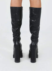 Rodney Platform Boot Black