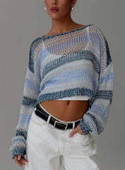 Perren Sweater Blue Stripe