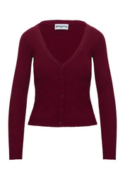 York Cardigan Cherry Red