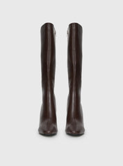 Sawyer Knee High Boots Brown