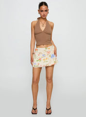 Feed The Soul Mini Skirt Floral Multi