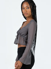 Kenney Long Sleeve Top Grey