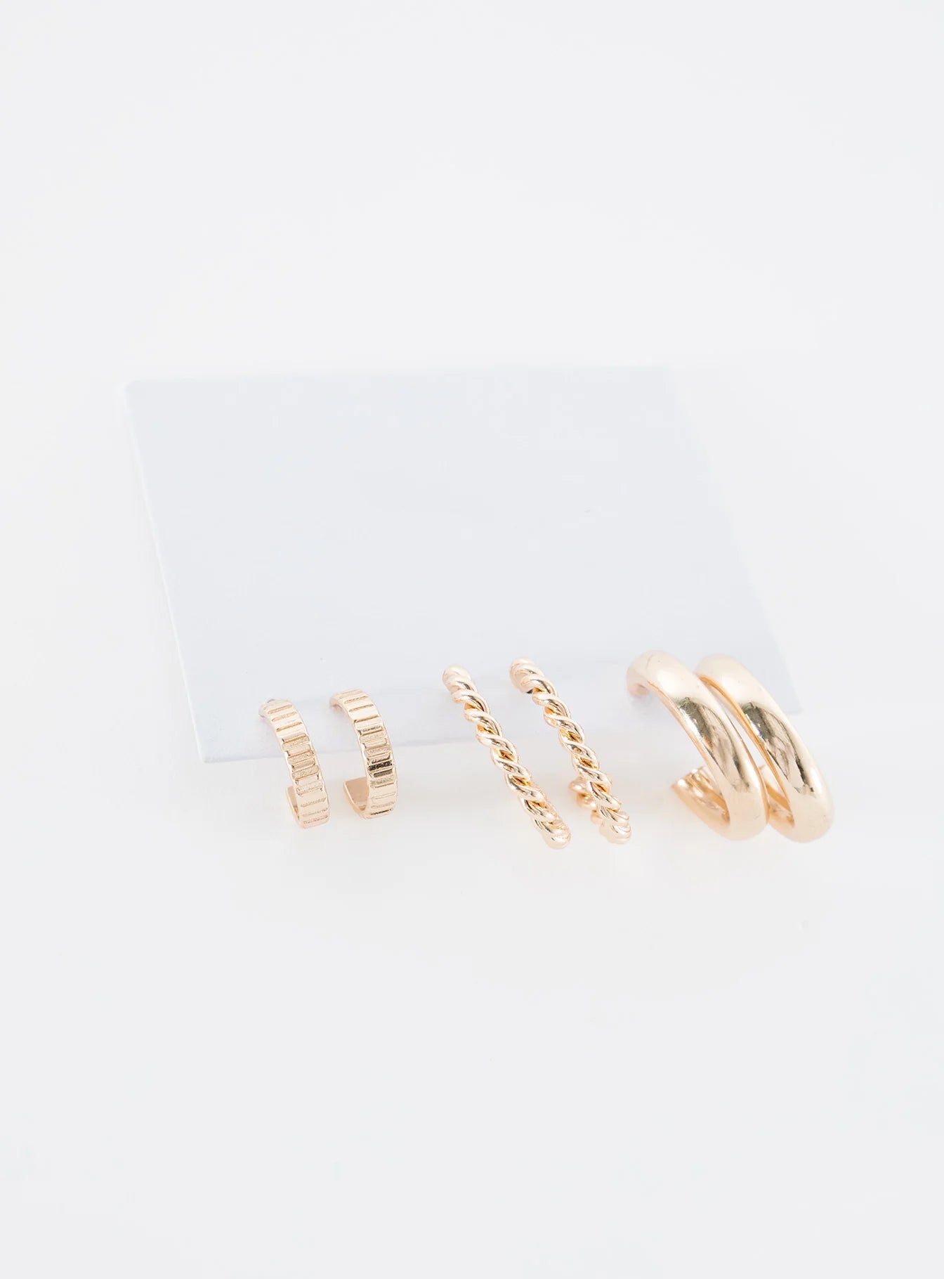 Atherton Earring Pack Gold