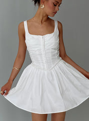 Wild Ideas Mini Dress White