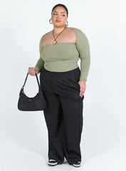 Moran Two Piece Bolero Top Sage Curve