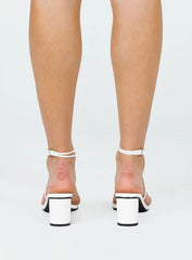 Therapy Stunna Heels White