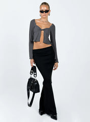 Pearwood Long Sleeve Top Slate