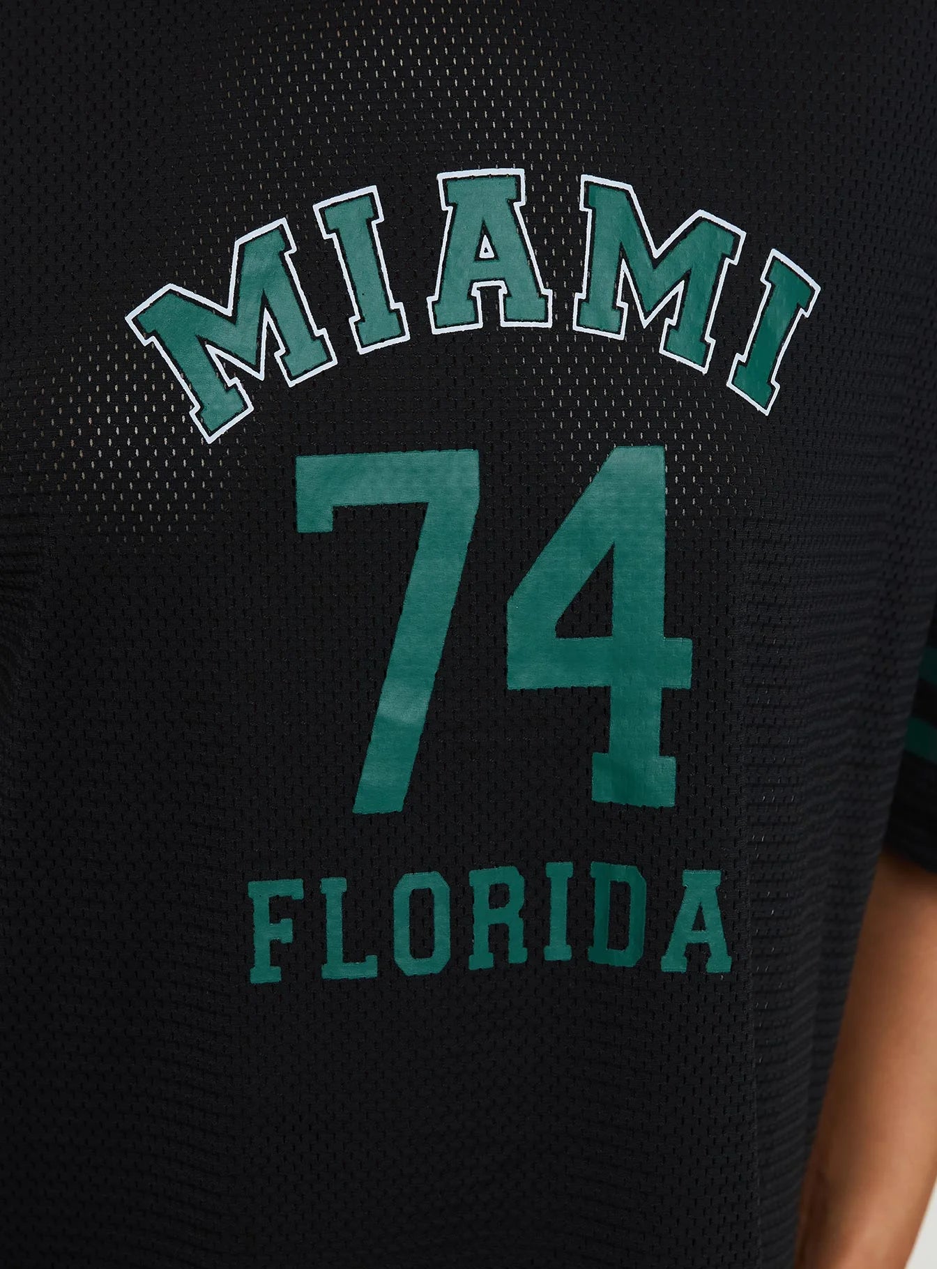 Miami 74 Top Black
