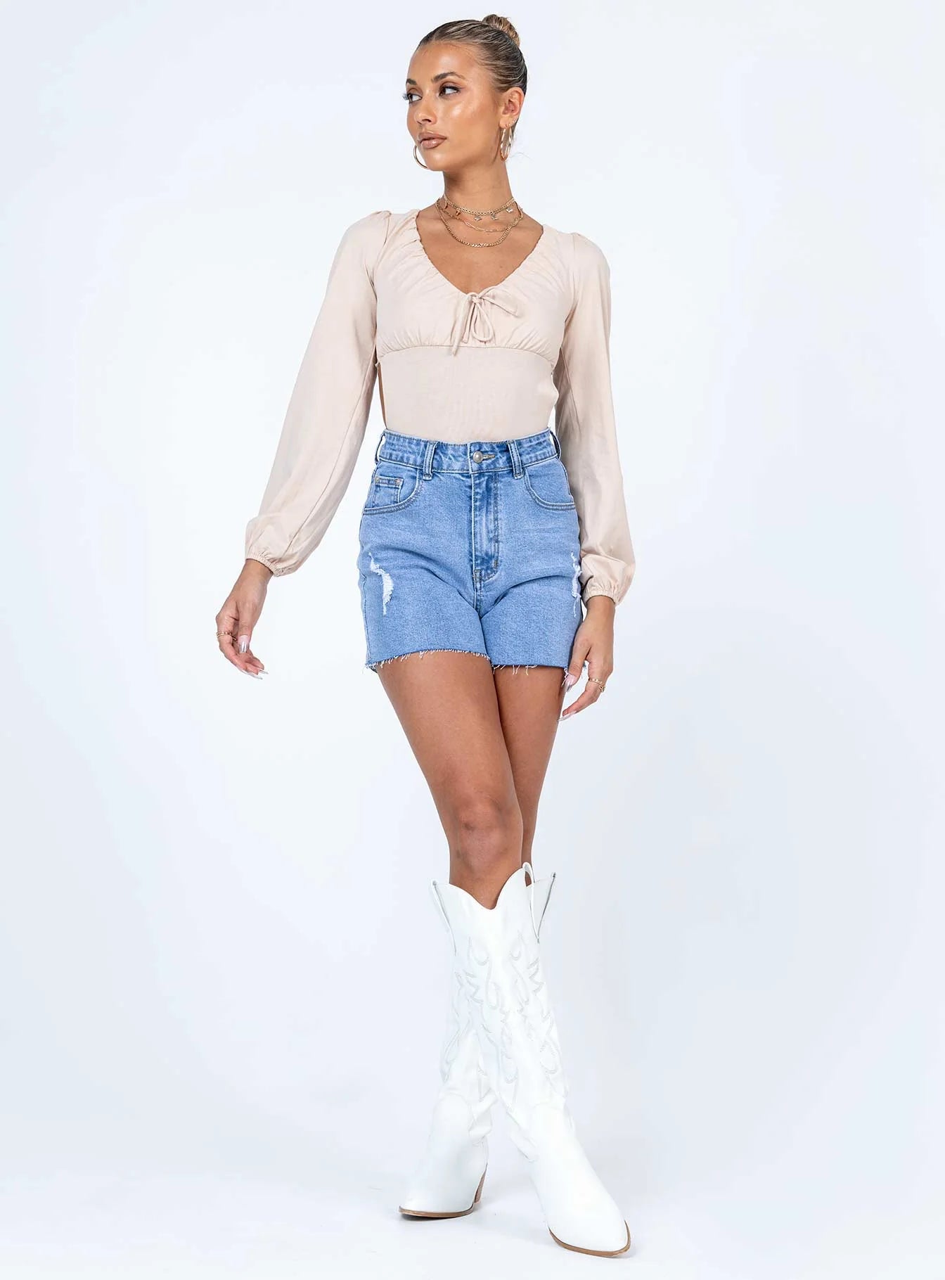 Patsy Bodysuit Beige